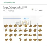 Popular Packaging Model EC2300 EC3500 Carton Equipment for Wood Furniture - Image 4