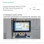 Popular Packaging Model EC2300 EC3500 Carton Equipment for Wood Furniture - Image 5
