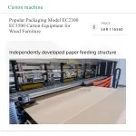 Popular Packaging Model EC2300 EC3500 Carton Equipment for Wood Furniture - Image 6