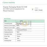 Popular Packaging Model EC2300 EC3500 Carton Equipment for Wood Furniture - Image 9
