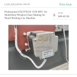 ⁦ماكينة إكسايتك 1530 MTC الاحترافية CNC للأخشاب، لتصنيع القوالب والأبواب والنوافذ والكراسي⁩ - الصورة ⁦4⁩