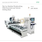 Ptp Cnc Machine Woodworking With Horizontal and Vertical Drilling Bank