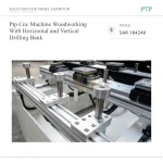 Ptp Cnc Machine Woodworking With Horizontal and Vertical Drilling Bank - Image 4