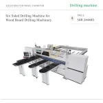 Six Sided Drilling Machine for Wood Board Drilling Machinery