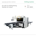Six-side Cnc Drilling Boring Machine for Cabinet