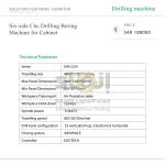 Six-side Cnc Drilling Boring Machine for Cabinet - Image 2