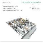 Smart Automated Panel Furniture Door Cnc Woodworking Production Line