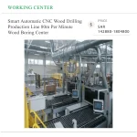 ⁦خط إنتاج CNC ذكي وأوتوماتيكي لحفر الأخشاب بسرعة 80 مترًا في الدقيقة، مزود بمركز تجويف للأخشاب⁩ - الصورة ⁦5⁩