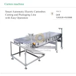 Smart Automatic Electric Paper Carton Cutting and Packaging Line with Motor Pump and Easy Operation - Image 3