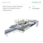 ماكينة Nesting CNC أوتوماتيكية للمصنع الذكي لتصنيع أثاث الألواح وأبواب الخزائن