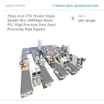 EXCITECH Three-Axis CNC Router Single Spindle 9kw 24000rpm Motor PLC High Precision Door Panel Processing High Rigidity - Image 6