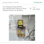 ⁦ماكينة Nesting CNC لتشغيل الألواح الخشبية، مزودة بمبدل أدوات ونظام وضع ملصقات مسبقًا، للأعمال الخشبية، من الأكثر مبيعًا حاليًا⁩ - الصورة ⁦6⁩
