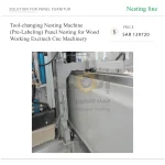 ⁦ماكينة Nesting CNC لتشغيل الألواح الخشبية، مزودة بمبدل أدوات ونظام وضع ملصقات مسبقًا، للأعمال الخشبية، من الأكثر مبيعًا حاليًا⁩ - الصورة ⁦4⁩