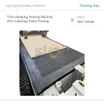 Tool-changing Nesting Machine (Pre-Labeling) Panel Nesting EXCITECH China for Wood Working - Image 4