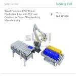 ⁦خط إنتاج راوتر CNC للأثاث الخشبي مزود بوحدة PLC وعلبة تروس لتصنيع ذكي في مجال الأعمال الخشبية⁩ - الصورة ⁦3⁩