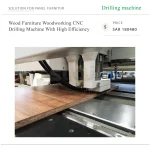 Wood Furniture Woodworking CNC Drilling Machine With High Efficiency - Image 2