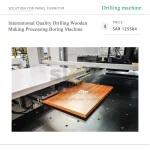 International Quality Drilling Wooden Making Processing Boring Machine - Image 5